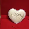 Moeda de Ouro Estilo Shuibei Token de Amor, Ouro Puro 999, Presente de Dia dos Namorados Casamento