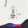 Serie Lisa Cabeza de Bala de Aleación de Titanio F136 Tornillos para Hélice de Hueso de Oreja con Rosca Interna Tornillos para Lóbulo de la Oreja Joyería para Piercings de Titanio G23