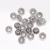 Accesorios para Joyería DIY al por Mayor Creativo Separadores de Plata Xizang 8mm Aleación Tori Pendientes Retro Accesorios para Pulsera