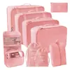 2025 Novas Sacolas Organizadoras Populares para Cosméticos, Mudança, Viagem, Conjunto de Sete Peças para Roupas, Colchas, Roupa Íntima, Desktop Atacado