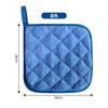 Almohadilla de aislamiento térmico de tela de rizo recubierta con tela plateada almohadilla placa almohadilla aislamiento térmico simple guantes de horno de microondas almohadilla para olla