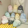 Mochila de Viaje Linda a Cuadros con Lunares y Ribete de Encaje Estilo Girly Mochila de Estudiante Estilo Dulce Japonés