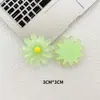 Serie de Colores Macarrón Transparente Dibujos Animados Flores Margarita Pequeñas Pinzas para el Cabello DIY Accesorios para el Cabello Funda para Teléfono Material para Zuecos Accesorios