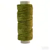 Fabricante de Fio Encerado Redondo Atacado Cordão Encerado 0,65mm 25m Costura à Mão Marroquinaria Linha de Costura Artesanato de Tecelagem DIY