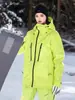 Playeras de Snowboard de Invierno para Hombres y Mujeres, Impermeables 3L Profesionales con Costuras Selladas y Acolchado, Equipo de Nieve para Exteriores Estilo Americano
