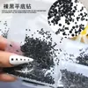 Rey Negro Abanico Diamante Fondo Plano Ss4 Diamantes Sueltos Granel Pedrería de Vidrio Arte de Uñas DIY Calcomanías de Uñas de Cristal Accesorios