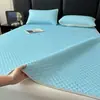 Xiangling PremiumClass Esterilla Refrigerante Estilo Waffle con Tecnología Negra Avanzada, Esterilla de Seda de Hielo, Lavable y Apta para Lavadora