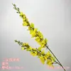 Novas flores artificiais amarelas para casamentos, arranjos florais no atacado, adereços de fotografia, decorações para salões de casamento, buquês e ornamentos de flores artificiais