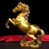 Figura de Caballo de Bronce para el Éxito Inmediato, Caballo del Zodiaco, Adorno de Caballo de Cobre para Sala de Estar u Oficina, Artículo Artesanal, Regalo para Inauguración de Casa o Negocio