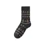 Meias de Lã Estilo Floresta Outono e Inverno para Mulheres, Meias Quentes Espessas de Cano Médio, Meias Folgadas Estilo Étnico Japonês, Meias de Dormir de Chão Femininas