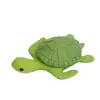 Micropaisaje de musgo, material de bricolaje, joyería ecológica embotellada, tortuga de cuatro colores, decoración con vista al mar