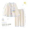 Pijama para niñas, estilos de primavera y otoño, algodón nube, manga larga, corte holgado, nueva colección de otoño, ropa de estar popular para niñas mayores