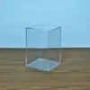 Caixa de exposição stackable para blind boxes, armazenamento à prova de poeira para figuras, plástico PS de alta transparência, disponível em estoque, personalizável com logo e cor
