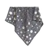 Lenço Quadrado Vintage 65cm 100% Lã 2026 Outono/Inverno - Versátil e Elegante, Mesma Cor dos Dois Lados, Cachecol Quente