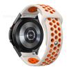 Compatible con Samsung Galaxy Watch6 5, hebilla inversa, correa bicolor, correa de silicona Nike clásica.