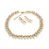 Pendientes de perlas y diamantes de moda europea y americana, collar con colgante que combina con todo, accesorios femeninos, fábrica al por mayor