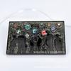 Aliexpress Más Vendido Nuevo Adorno de Pecho Broche Astronauta Insignia de Metal Ballena Luna Libro Pin Planeta
