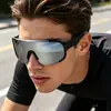 Óculos de Ciclismo à Prova de Vento Óculos de Sol Esportivos ao Ar Livre Armação Oversize Branco Mercúrio Óculos de Proteção à Prova de Vento para Escalada ao Ar Livre, Esqui