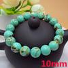 Pulsera de Cristal Original Pulsera Turquesa Baker Estilo Étnico para Mujer Moda Hecha a Mano con Cuentas de un Solo Círculo Joyería de Cuentas