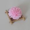 Foto Pantalla Artificial Tenis de Mesa Cabeza de Crisantemo Horquilla Flor Tocado Flor Artesanal Arreglo Floral Decoración Salón de Bodas Accesorios de Fotografía Flores
