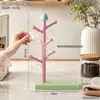 Figura Decorativa de Monstruo de Boca Grande Linda y Adorable para el Hogar, Soporte de Taza de Té de Alta Gama, Estante para Tazas, Estante de Almacenamiento para Escritorio