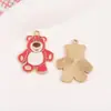 Accesorios para Joyería DIY de Aleación con Goteo de Aceite Animales de Dibujos Animados Lindos Colgante de Panda Conejo Colgante para Pulsera Llavero