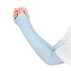 Manga de Hielo para Ciclismo de Verano Ruidong Sin Costuras Transpirable Sombrilla Protector Solar Manga para Dedos Conducción Pesca Manga Absorbe Sudor para Hombres y Mujeres