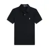 Camisa Polo para Hombre Transfronteriza Color Sólido Verano Bordada Ralph Lauren Manga Corta Casual con Bordado de Pequeño Caballo