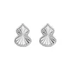Aretes de Calabaza Plata de Ley S925 Hielo Triturado Brillantes Artesanales para Mujer Exquisita Obra Ropa Nueva Chinoiserie 8867B