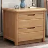 Mesa de cabeceira mini 40 em madeira maciça de nogueira simples moderna novo estilo chinês armário de armazenamento armário de armazenamento de cabeceira de quarto totalmente montado