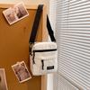 Bolso Bandolera Pequeño para Pareja de Moda Urbana para Mujer Estilo Coreano Moderno Casual de Lona Combinable Bolso Cuadrado Pequeño de Hombro
