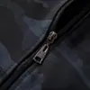 Cárdigan camuflado estilo ropa de trabajo con cuello alto, adecuado para primavera y otoño, una camisa de trabajo fina y casual para hombre
