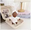 Natasha 14cm Muñeca Negra Pequeña Ropa para Muñeca Celebridad de Internet Artículo Popular Muñeca para Aliviar el Estrés Conjunto Natasha Chaqueta Pantalones