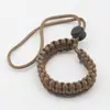Pulsera de Supervivencia para Exteriores Cámara en la Muñeca Cuerda Trenzada de Paracord Colgante Pulsera Trenzada Universal de Paracord para la Muñeca