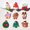 Casa Rosa Navideña de Dibujos Animados Pegamento de Crema Materiales DIY Hechos a Mano Funda Casera para Teléfono Móvil Pasador Joyería Resina Pequeños Accesorios
