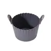 Molde de Silicona de Grado Alimenticio Taza para Huevo de Freidora de Aire Herramienta para Hornear Molde para Muffins de Doble Oreja Bol para Huevo al Vapor Molde para Pastel