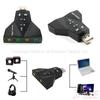 Fone de ouvido duplo, microfone duplo, placa de som USB7.1, placa de som USB, placa de som de aeronave, microfone duplo, saída de áudio dupla