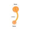 Anillo para el Ombligo Acrílico Luminoso Color Caramelo de Venta Caliente Transfronterizo Sexy Perforación Corporal del Vientre Uña para el Ombligo