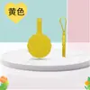 Soporte de teléfono móvil de ventosa de silicona de doble cara para amor transfronterizo con asa, soporte redondo de ventosa de silicona de doble cara