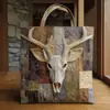 2026 Nuevo Llegada Serie Animales Estampado Digital Moderno Popular Bolso de Mano Bolso Tote de Hombro Único Acolchado