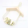 Tienda de Ropa Madera Maciza Ecológica Sin Pintura Perchero para Ropa de Traje de Adulto Perchero Grande Integrado Dorado para Ropa Xiuhe Vestido de Boda