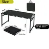 Mesa Tática Automática Camping Outdoor Mesa Dobrável Multifuncional Piquenique Portátil Abertura Rápida Leve Mesa para Churrasco