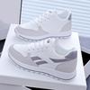 Tênis Tendência Feminino Estilo Coreano Transfronteiriço 2025 Primavera e Outono Novos Tênis de Corrida para Estudantes Estilo de Rua Sapatos Brancos Tênis de Pai