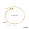 Pulsera Popular Transfronteriza de Acero Inoxidable, Estilo Ins Cadena Gruesa Metálica Europea y Americana Pulsera Chapada en Oro de 18K Joyería, Venta Directa del Fabricante