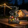Luzes Decorativas Solares de Elefante para Jardim Externo Enfeites de Jardim Quintal Gramado Paisagismo Artesanato em Resina