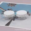 Frasco de Amostra de Creme 10g Tamanho de Teste Frasco de Óleo Facial Caixa de Creme Facial Frasco de Amostra de Máscara Facial 10g Caixa de Pomada Branca
