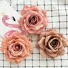 Nuevo producto transfronterizo: flores de rosa artificiales para arreglos de boda, decoraciones de pasillo, decoraciones de recepción de hotel y capullos de flor para decoración de pared