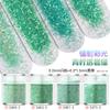 Nail art glitter lantejoulas glitter pó gradiente conjunto azul roxo 123mm misto esmalte joias material gota de cola
