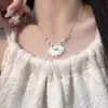 Collar Retro Estilo Chino Nuevo Candado de Paz para Mujer, Nuevo Accesorio de Cadena para el Cuello Elegante Estilo Étnico con Sensación de Alta Gama, Collar Tejido