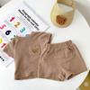 Terno de verão para meninos e meninas, bebê, estiloso, infantil, personalidade, tendência, coreano, esportes, celebrante da internet, desenho animado, urso, camiseta, shorts